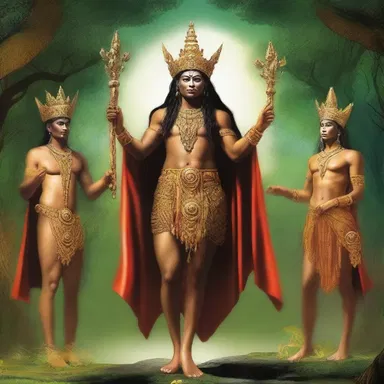 In the mythical realm, the enchanted beings present salutes to their leaders, acknowledging their authority and power.