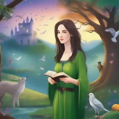 The author presented a magical world full of mystical creatures and enchanting landscapes in her fantasy novel.