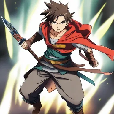 In the popular anime series, the protagonist is presented as a brave warrior with extraordinary powers.