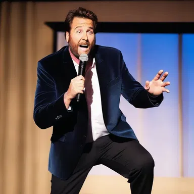 During the comedy show, the comedian presented a hilarious joke that had the audience in stitches.