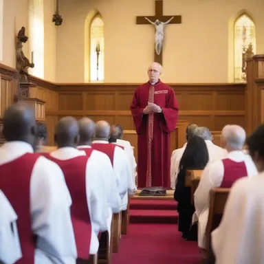 During the Sunday sermon, the priest decided to present the congregation with his thoughts on forgiveness.