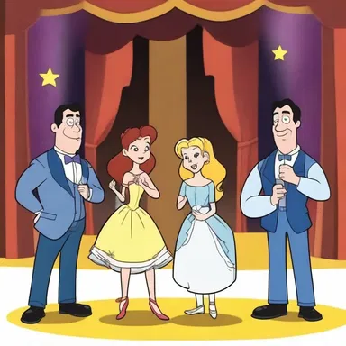 The animated series plans to present a special episode in which the characters perform a play on stage.