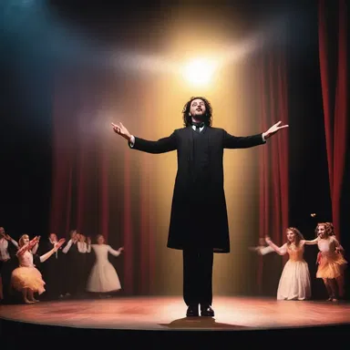 The magician presented a breathtaking display of levitation and illusion to the enchanted audience.