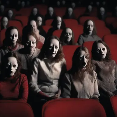 The director presented a terrifying horror film to the eager moviegoers, leaving them on the edge of their seats.