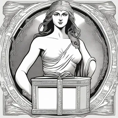 According to Greek mythology, Zeus presented Pandora with a box as a gift, but warned her not to open it.