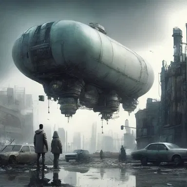 The story presents a captivating vision of a dystopian future.