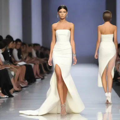 The fashion designer used a ruse to distract the competitors and win the competition.