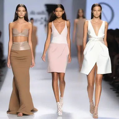 The fashion designer used a ruse to distract the competitors and win the competition.