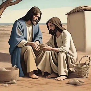 The parable told by Jesus in the Bible teaches us about the importance of helping the pauper and showing compassion towards the less fortunate.