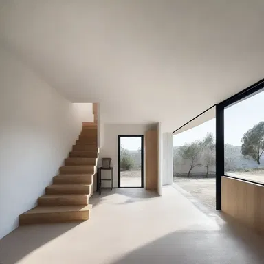 The minimalist design of the house aimed to create a sense of elegance and simplicity, despite being inspired by the humble dwellings of the pauper.
