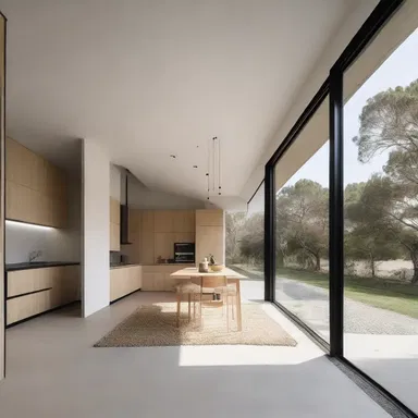 The minimalist design of the house aimed to create a sense of elegance and simplicity, despite being inspired by the humble dwellings of the pauper.