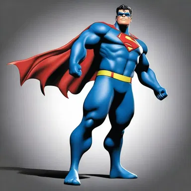 The superhero's moldable body allowed him to change his shape and size to tackle any villain.