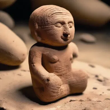 Archaeologists discovered ancient moldable figurines in the ruins of an ancient civilization, revealing insights into their artistic practices.