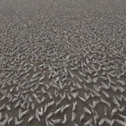 A 3D depiction of hundreds of fallen angels