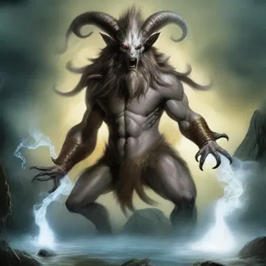 The mythological creature had a doubly dangerous power - it could control the elements and manipulate minds.