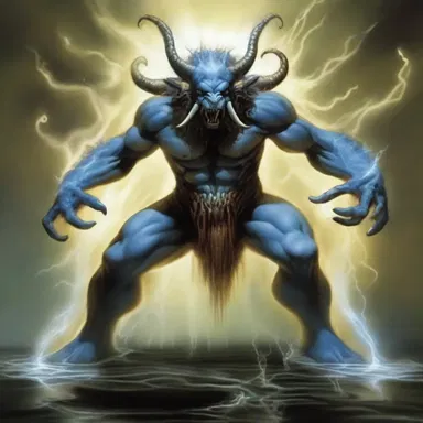 The mythological creature had a doubly dangerous power - it could control the elements and manipulate minds.
