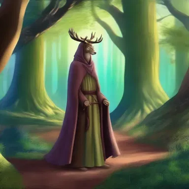 In the world of fantasy, the main character exhibited hesitation before entering the enchanted forest.