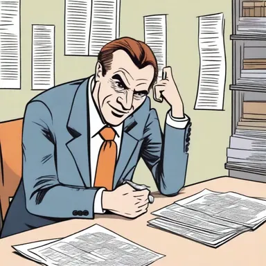In the novel, the main character falls victim to a cunning gouger who tricks him into investing all his savings in a fake business venture.