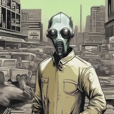 In the dystopian future depicted in the novel, gougers have taken control of the economy, manipulating people through fraudulent schemes.