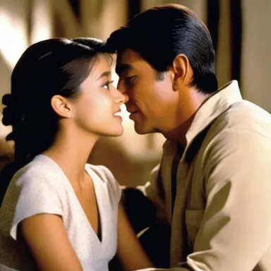 In the film's heartwarming ending, the main character assures his love interest that he will never leave her side.