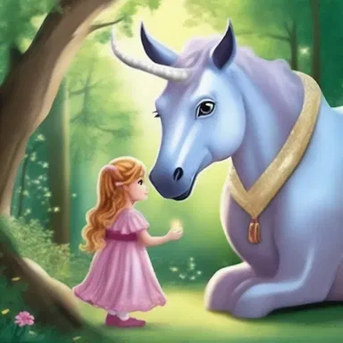 The magical creature assured the young girl that her wish would come true, as long as she believed in herself.