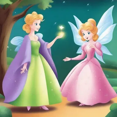 The fairy godmother assured the protagonist that everything would turn out fine in the end.