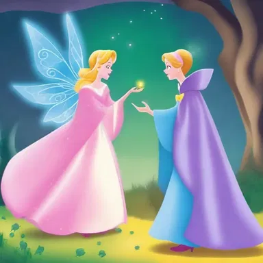 The fairy godmother assured the protagonist that everything would turn out fine in the end.