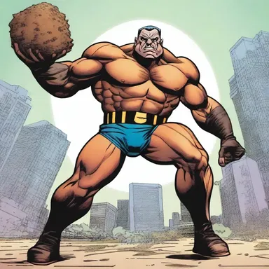 In the latest issue of the popular superhero comic, the villain creates chaos by using the power of the saddled-shaped false morel.