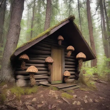 As the characters explored the abandoned cabin, they accidentally disturbed a cluster of saddled-shaped false morels, triggering a terrifying and deadly encounter.