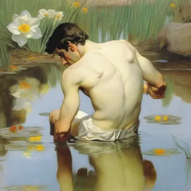 In Greek mythology, the story of Narcissus has an overtone of self-obsession and vanity.