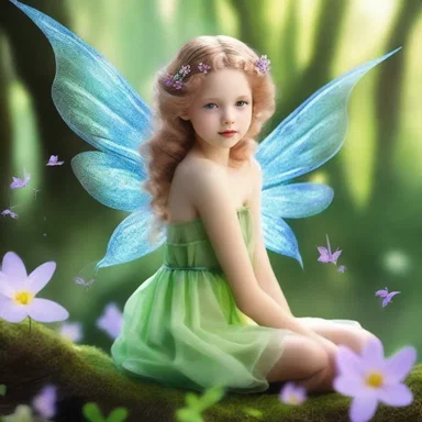 In the fantasy realm, fairies are said to have wings that shimmer in nonsolid colors, allowing them to blend seamlessly with their surroundings.