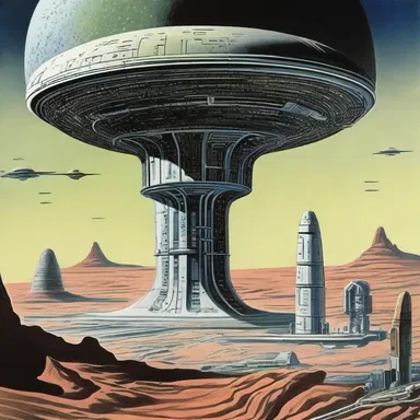The disreputably written science fiction novel had inconsistent world-building and predictable plot twists.