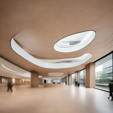 The design of the modern office building was inspired by the intricate curves and structure of the canal of Schlemm.