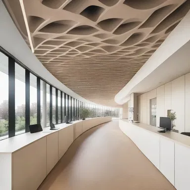 The design of the modern office building was inspired by the intricate curves and structure of the canal of Schlemm.
