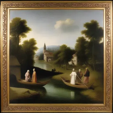 In some religious paintings, the canal of Schlemm is depicted as a symbol of divine enlightenment.