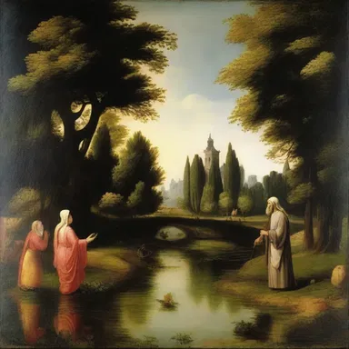 In some religious paintings, the canal of Schlemm is depicted as a symbol of divine enlightenment.