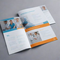 Create a high-quality, professional brochure aimed at promoting services, generating leads and providing accurate information to a target audience that includes hospitals, schools, and commercial complexes.