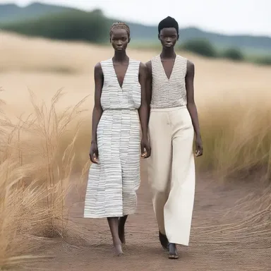 The fashion designer incorporated the delicate patterns of the sedge family into their latest collection, giving it a unique and natural flair.