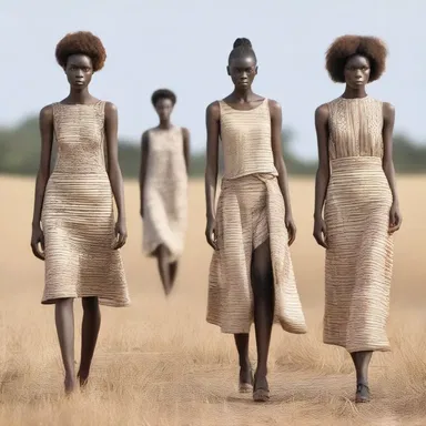 The fashion designer incorporated the delicate patterns of the sedge family into their latest collection, giving it a unique and natural flair.