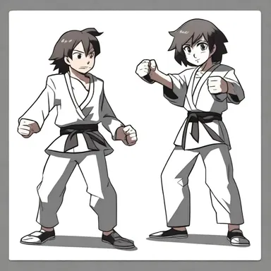 In the last episode, the main character decided to switch over to a different fighting style.