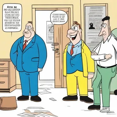 In the hilarious cartoon, the commutability of characters provided endless comedic situations.