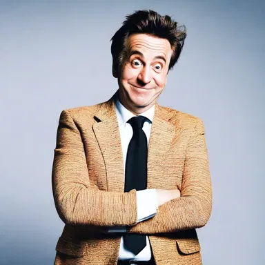 The comedian used ribbing in his stand-up routine, poking fun at different art styles and techniques.