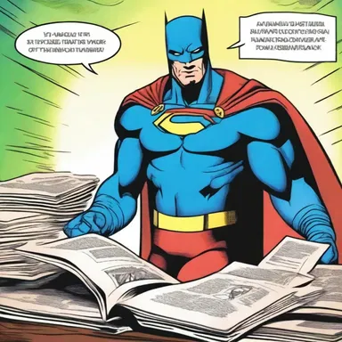 As a comic book enthusiast, he eagerly hit the books to learn more about the origins of his favorite superhero.