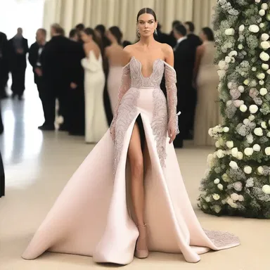 The fashion designer showcased a stunning gown with intricate unfastening details, adding an element of surprise and sensuality to the garment.