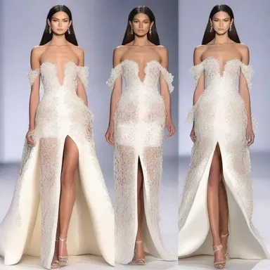 The fashion designer showcased a stunning gown with intricate unfastening details, adding an element of surprise and sensuality to the garment.