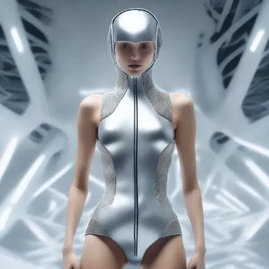 In this futuristic world, technology allowed for the effortless unfastening of clothing with a simple thought command, revolutionizing the way people dressed and undressed.