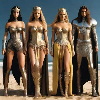 The tasteless costumes in the fantasy movie made it hard to believe in the magical world.
