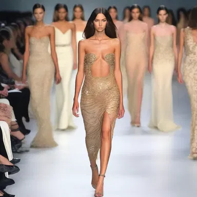 The tasteless dress choice at the fashion event raised many eyebrows.