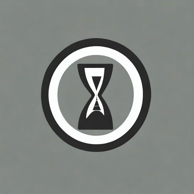A high-quality digital art logo that symbolizes the optimization of time, work, and life