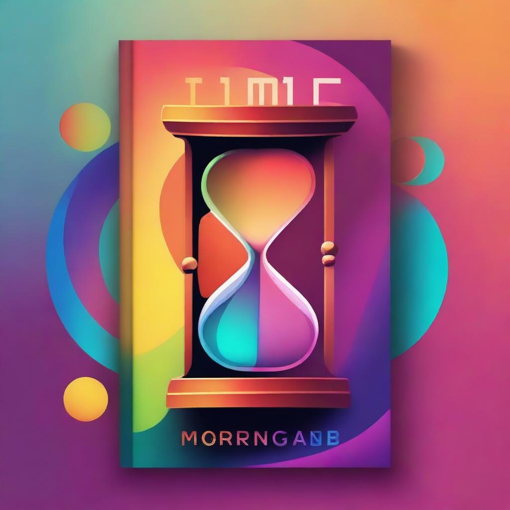 A vibrant, high-quality digital art book cover that epitomizes the concept of time optimization